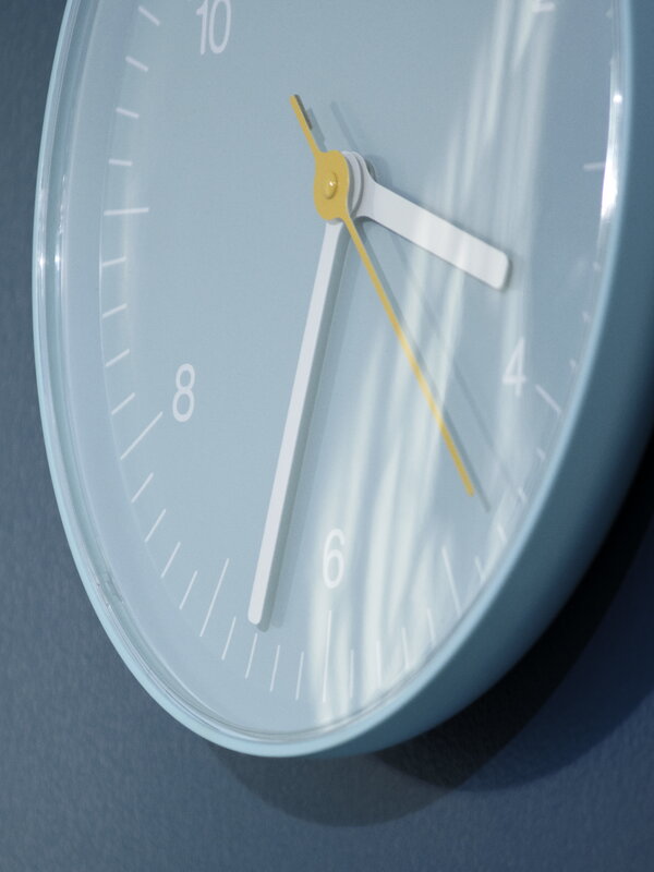 Orologio Da Parete Fashiom 25 Cm – Design Floreale Blu, Stile Mediterraneo, Silenzioso