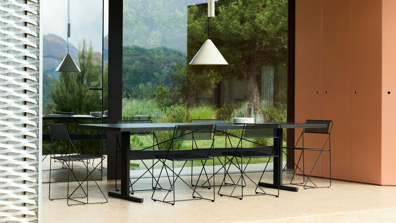 HAY X-Line chair, black, decoration image