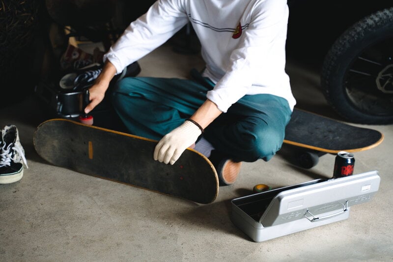 Toyo Steel Y-350 Camber Top toolbox, silver, decoration image