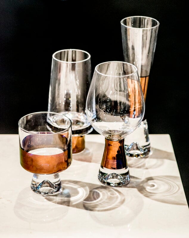 Tom Dixon Tank low ball glass, 2 pcs, copper, decoration image