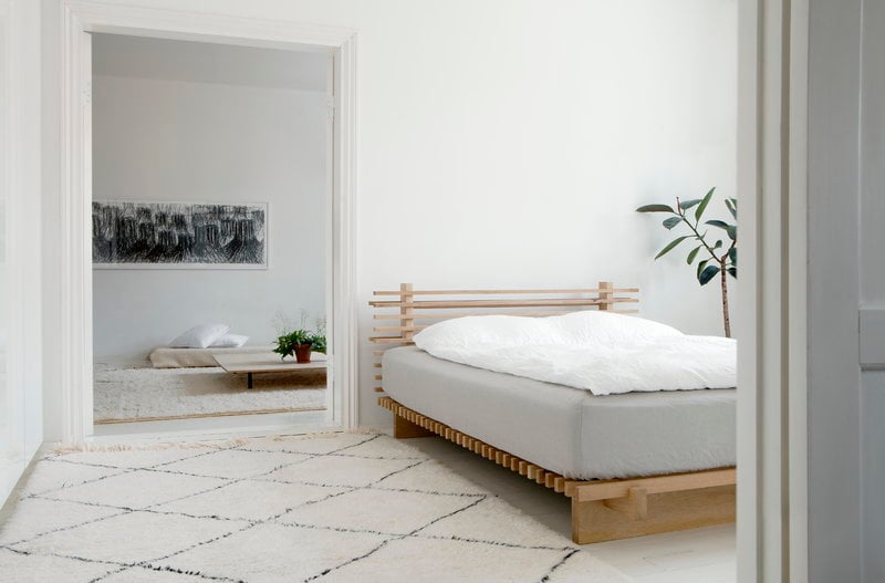 Cubile 160 bed, oak | Finnish Design Shop IE