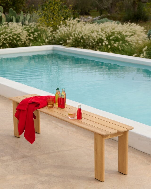 Muuto Assemble bench, 180 x 36,5 cm, teak, decoration image