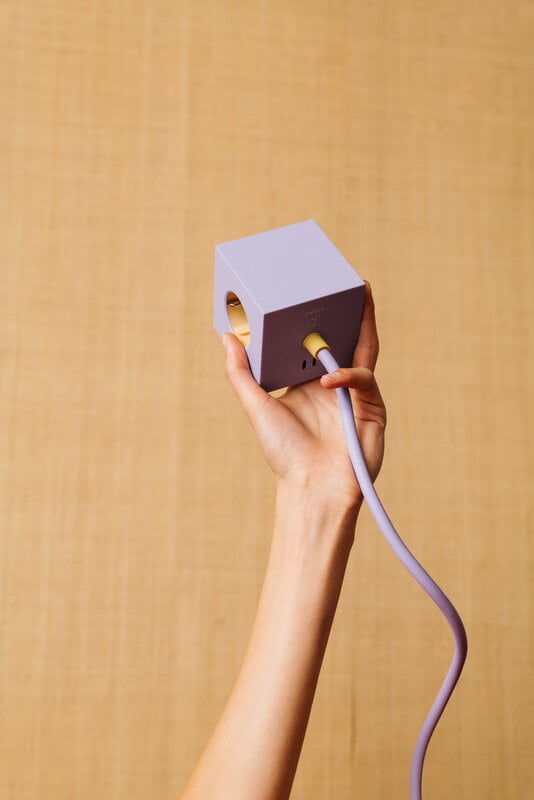 Avolt Square 1 USB-C extension cord, 1,8 m, lavender glow, Avolt x Bauhaus-Archiv, decoration image