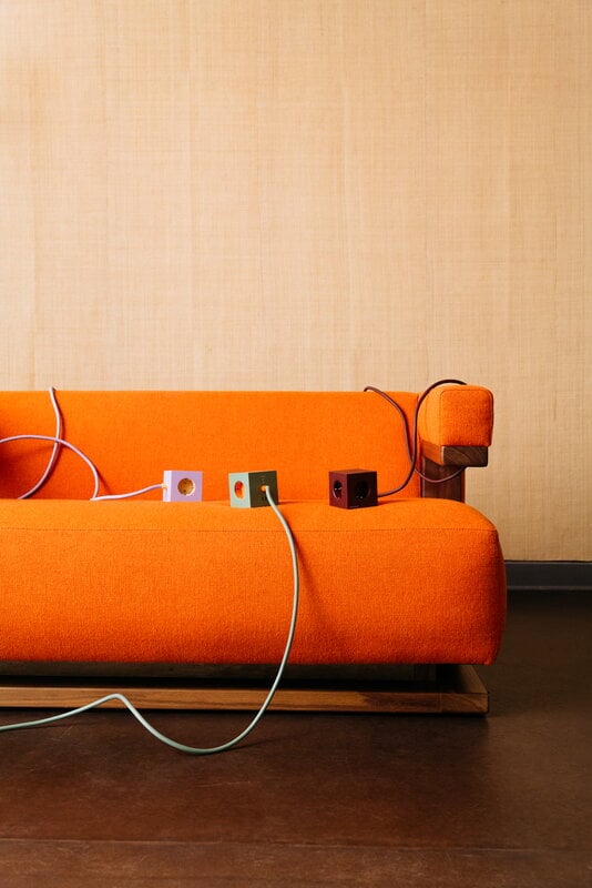 Avolt Square 1 USB-C extensión, 1,8 m, gecko bloom, Avolt x Bauhaus-Archiv, imagen de decoración