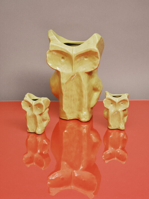 Serax After Midnight vase, XS, yellow, decoration image