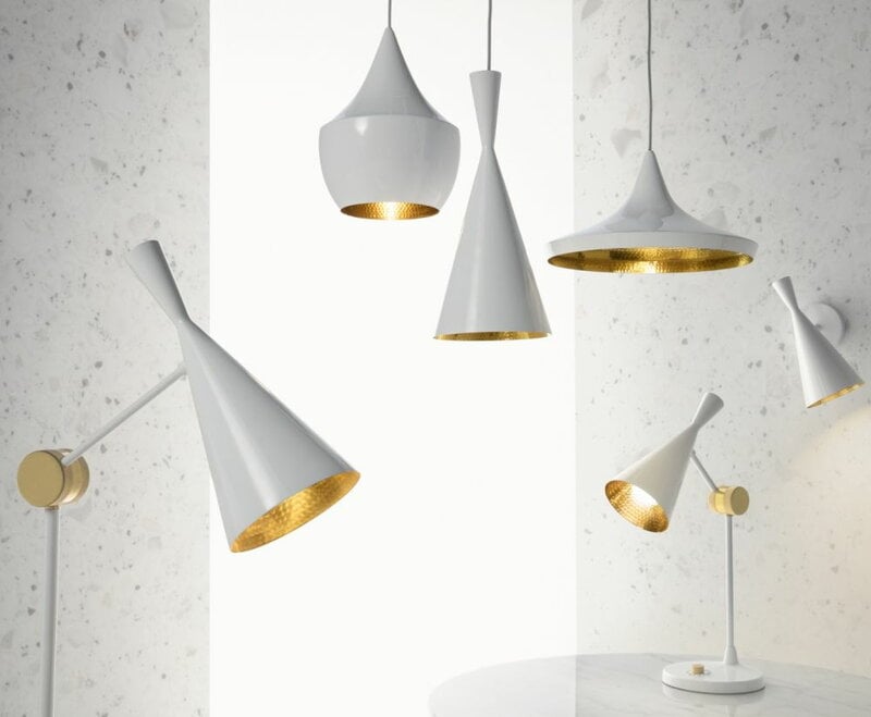 Tom Dixon Beat Wide LED pendant, white | Finnish Design Shop