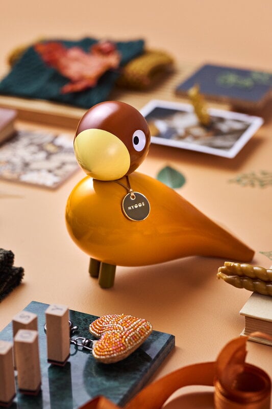 Kay Bojesen Denmark Story Bird Cosy, orange, decoration image