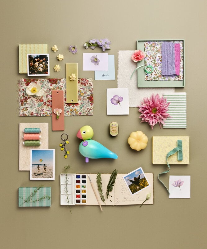 Kay Bojesen Denmark Story Bird Joy, aqua, decoration image