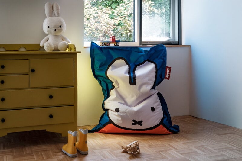 Fatboy Junior Nylon x Miffy pouf, blu, immagine decorativa
