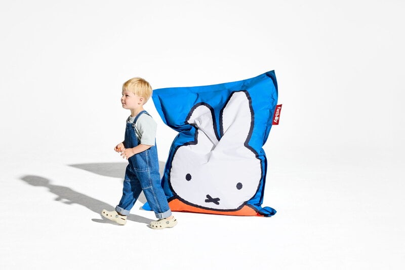 Fatboy Junior Nylon x Miffy pouf, blu, immagine decorativa
