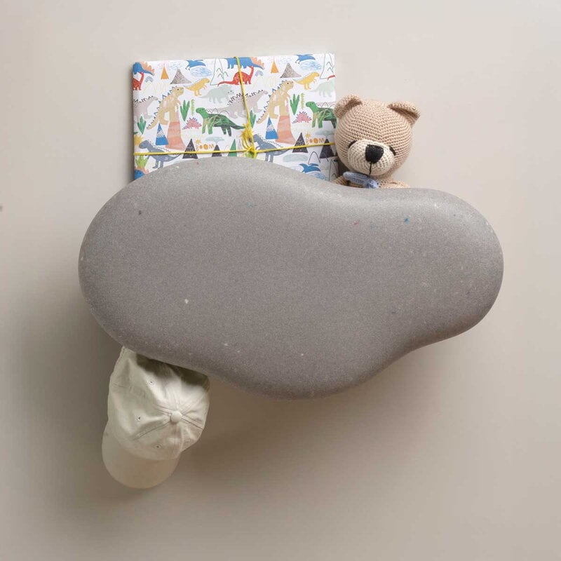 ecoBirdy Marine naulakko, stony grey, sisustuskuva