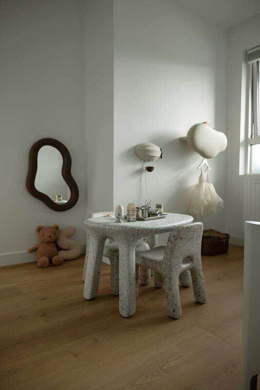 ecoBirdy Marine mirror, coffee brown, decoration image
