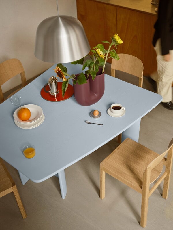 Muuto Ambit pendant, 25 cm, brushed aluminium, decoration image