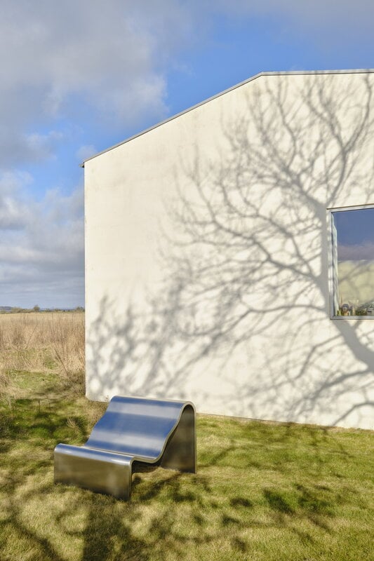 Muuto Banc Dream view, 100 cm, acier brossé, image décorative