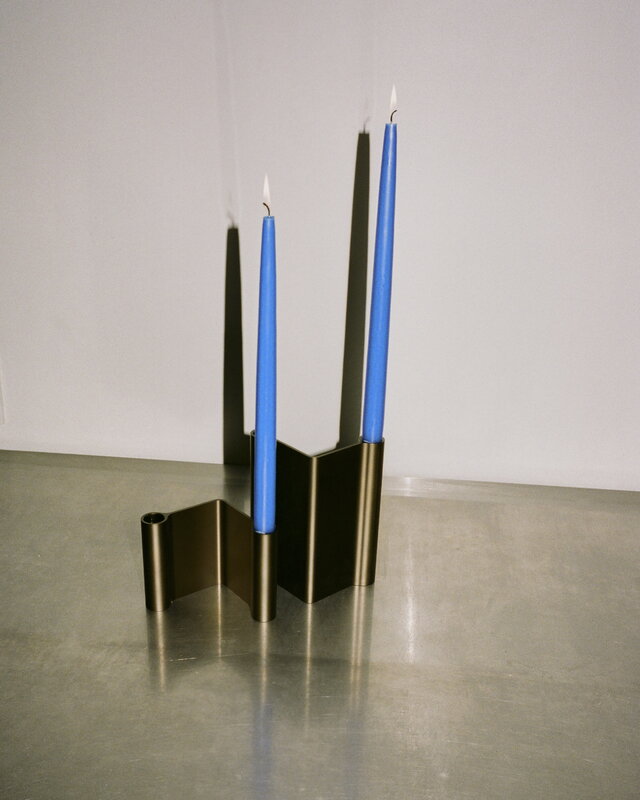 Muuto Pair, ljusstake, 18 cm, brun, dekorationsbild