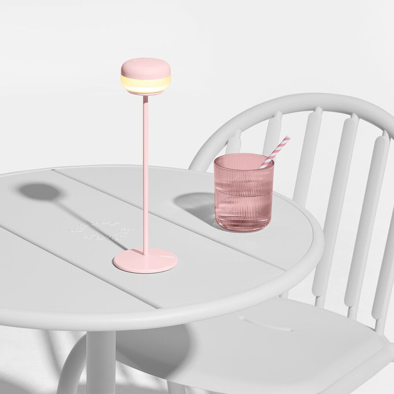 Fatboy Cheerio wireless table lamp, soft pink, decoration image