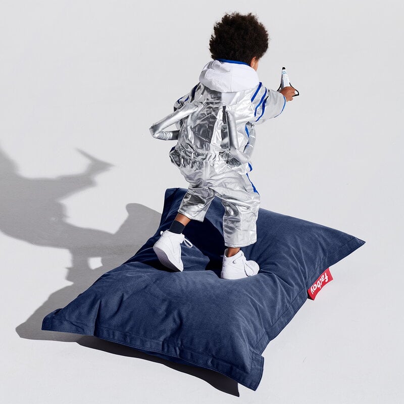 Fatboy Junior Recycled Canvas beanbag, crown blue, decoration image