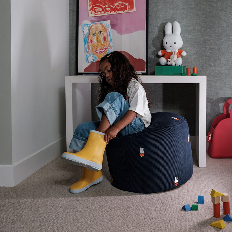 Fatboy Point Recycled Cord x Miffy rahi, deep blue, sisustuskuva