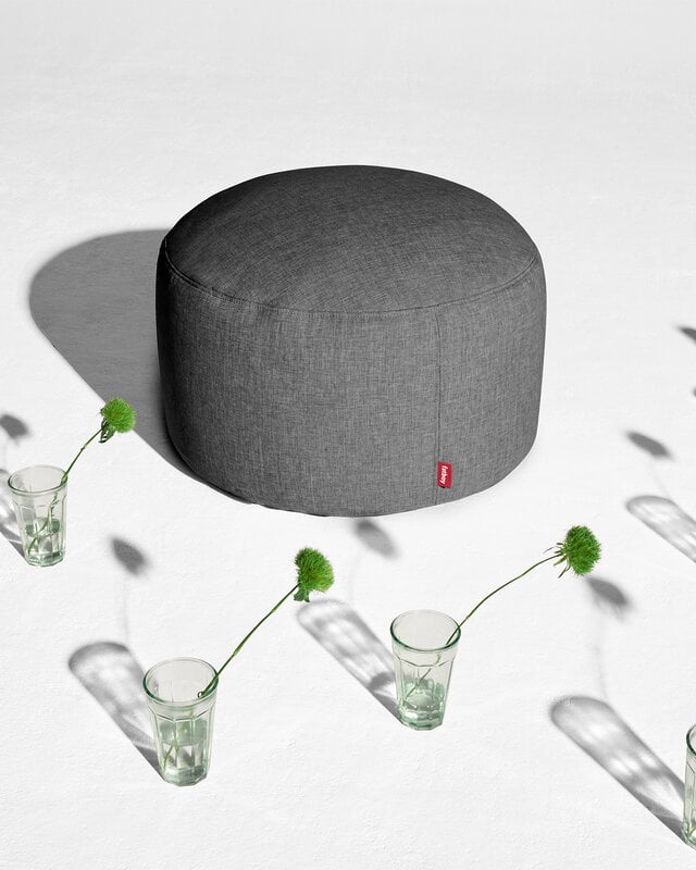 Fatboy Point Large Outdoor pouf, gris roca, imagen de decoración
