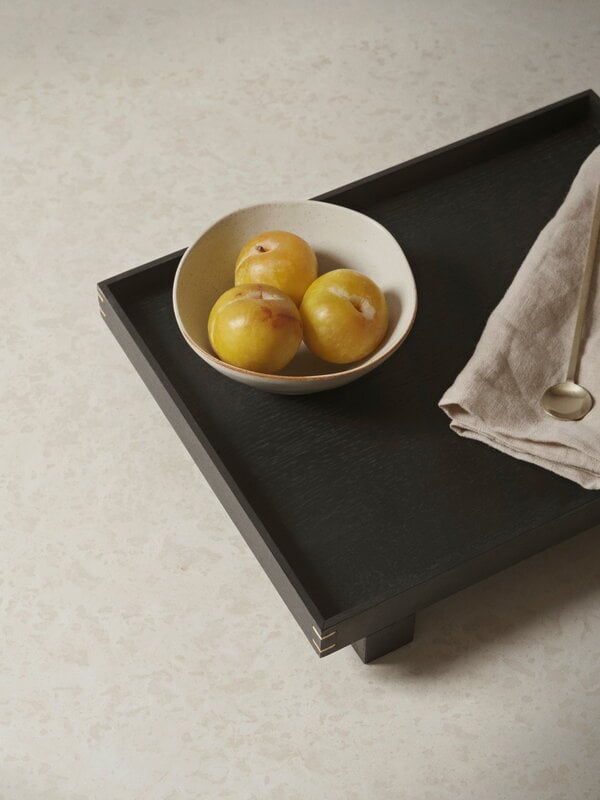 Ferm Living Flow kulho, M, luonnonvalkoinen, näkymä 11