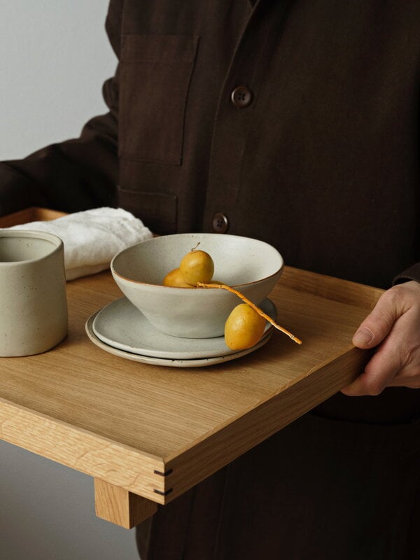Ferm Living Flow kulho, M, luonnonvalkoinen, näkymä 6