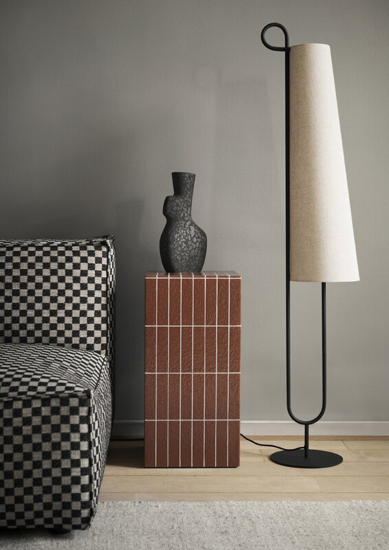 Ferm Living Ancora floor lamp, black - natural, decoration image