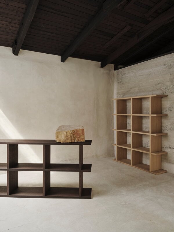 Ferm Living Étagère Kona 2x4, chêne naturel, image décorative
