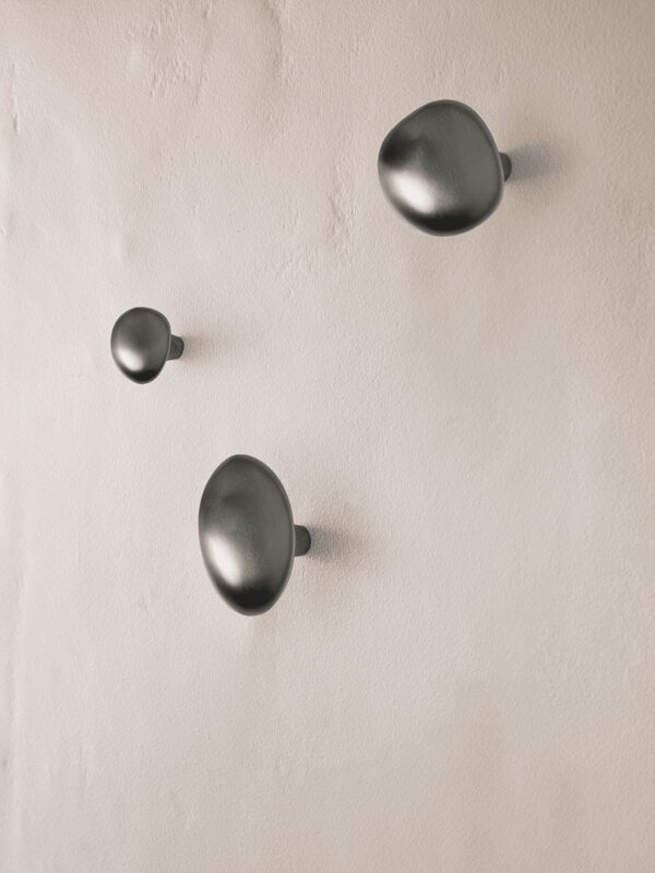 Ferm Living Mushroom hook, black brass Finnish Design Shop CH
