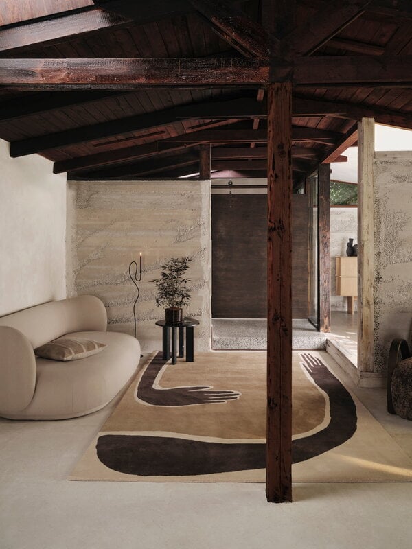 Ferm Living Tavolino Taula, nero, immagine decorativa