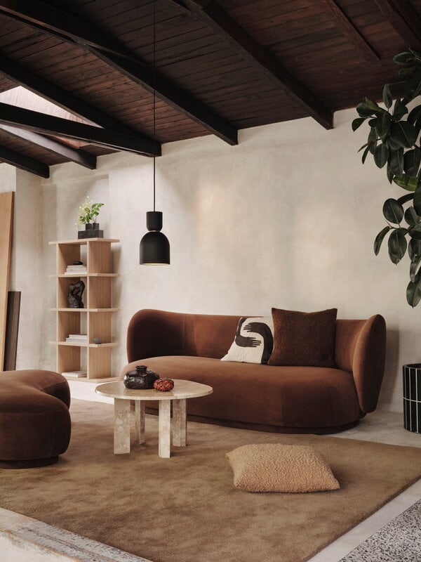Ferm Living Taula coffee table, sand, decoration image