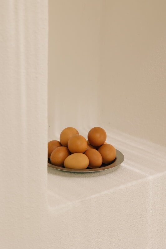 Ferm Living Tumbled lautanen, 20 cm, ruostumaton teräs, näkymä 10