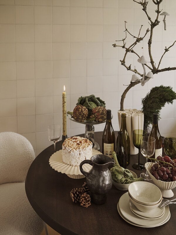 Ferm Living Flow kulho, M, luonnonvalkoinen, näkymä 9