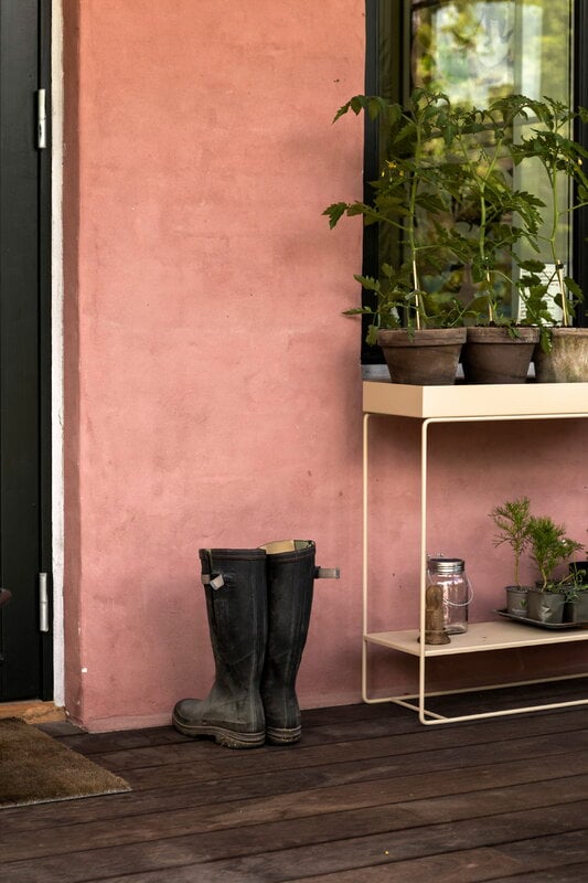 Ferm Living Plant Box kasviteline, kaksitasoinen, cashmere, näkymä 2