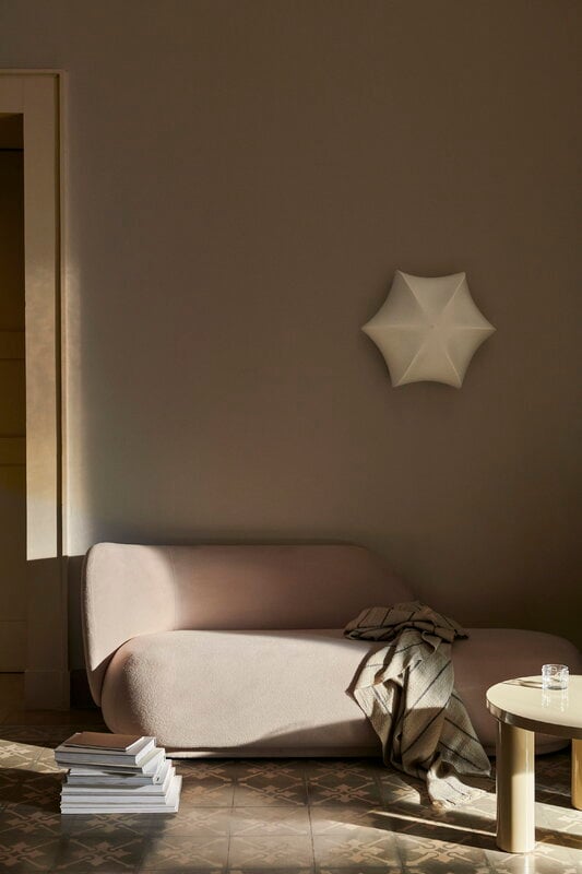 Ferm Living Poem katto-/seinävalaisin, 60 cm, valkoinen - cashmere, näkymä 4