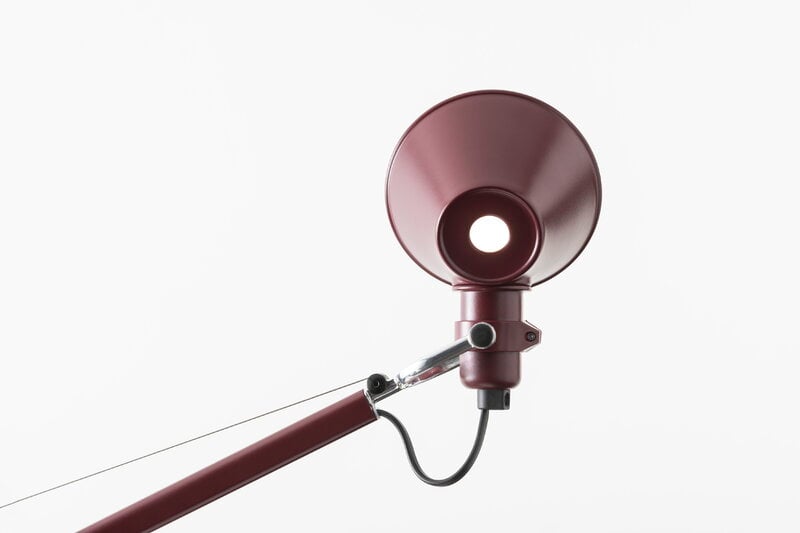 Artemide Tolomeo Micro table lamp, ruby red, special edition, view 3
