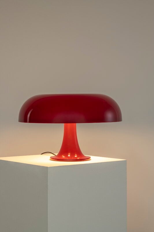 Artemide Nesso table lamp, ruby red, special edition, view 2