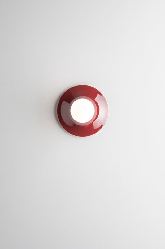 Artemide Teti wall/ceiling lamp, ruby red, special edition, view 3