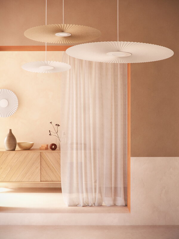 Hartô Carmen pendant, 2025 version, 50 cm, white, decoration image