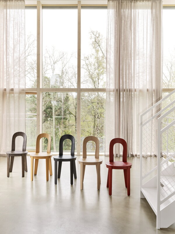 Design House Stockholm Olivia Stuhl, rot, dekorationsbild