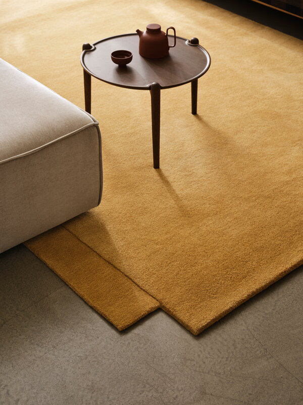 Design House Stockholm Aria coffee table, 50 cm, low, dark oak, decoration image