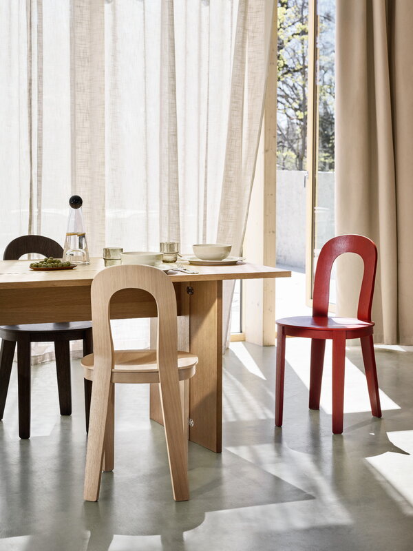Design House Stockholm Olivia Stuhl, rot, dekorationsbild