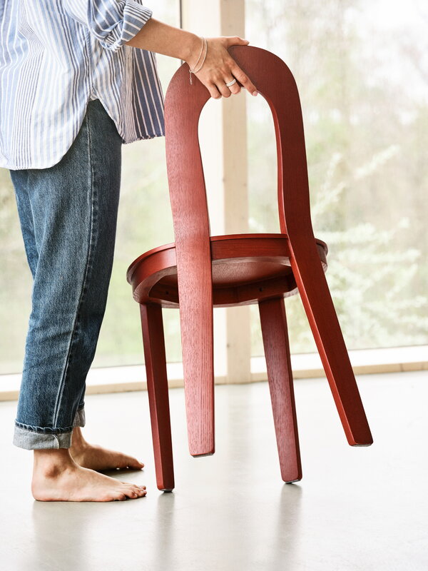 Design House Stockholm Olivia Stuhl, rot, dekorationsbild