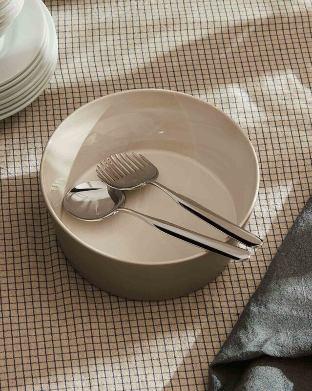 Alessi Set per insalata Collo Alto, acciaio inox, vista 2