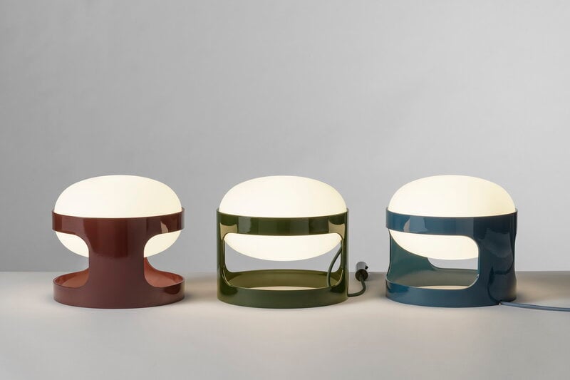 Kartell KD28 table lamp, forest green, decoration image