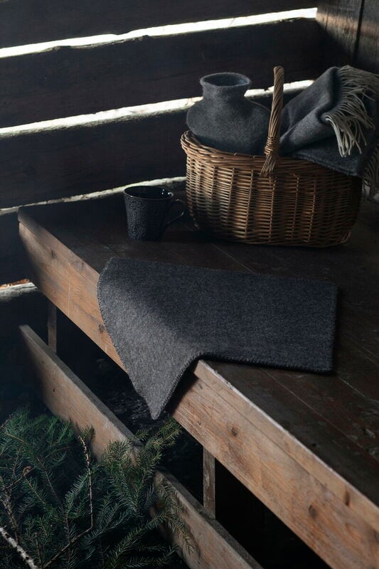 Lapuan Kankurit Arvo seat pad, 46 x 46 cm, natural brown, decoration image