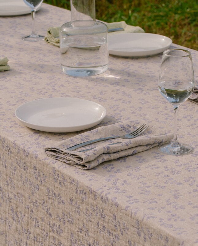 Lapuan Kankurit Serviette Meirami, 46 x 46 cm, or - lavande, image décorative
