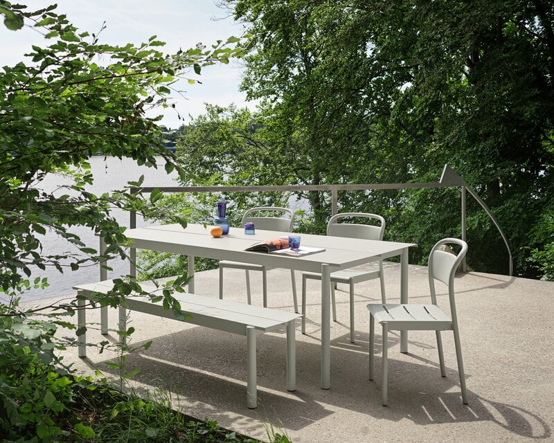 Muuto Linear Steel fauteuil, gris, image décorative