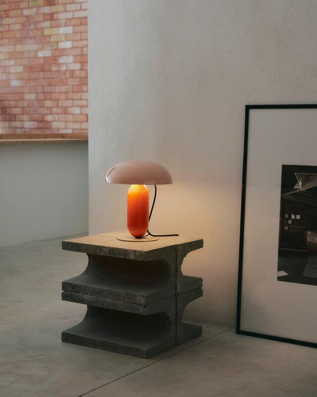 Marset Gambosa S table lamp, pink - orange, decoration image