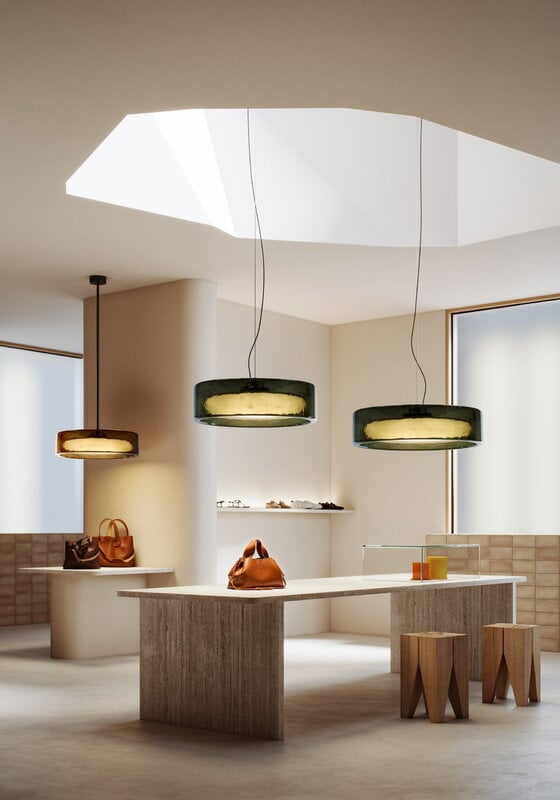 Marset Ringo 70 pendant, green, decoration image
