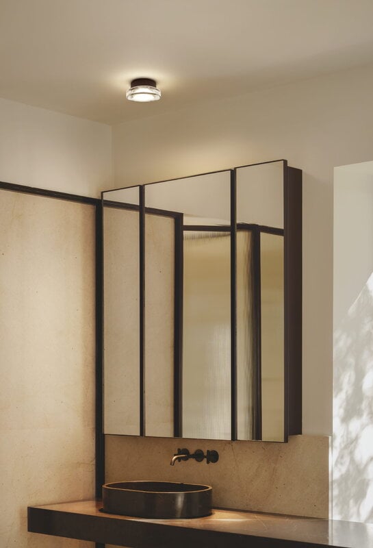 Marset Roc Plus wall lamp, black, decoration image